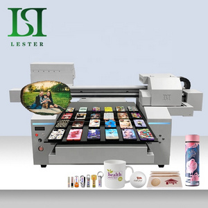 LSTA2A1-341 DTF High-end 6560 Rotary UV Cylinder Bottle Printer Inkjet Printing Machine Support 2 pcs of bottles printing