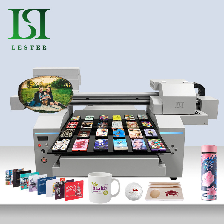 LSTA2A1-341 DTF High-end 6560 Rotary UV Cylinder Bottle Printer Inkjet Printing Machine Support 2 pcs of bottles printing