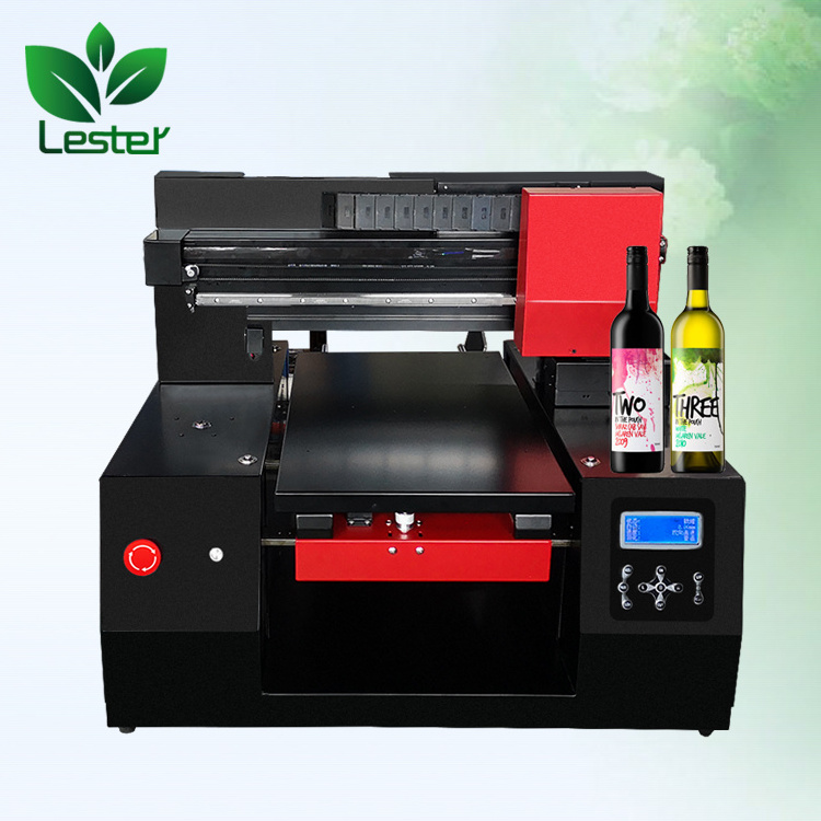 LSTA3-369 11/12 Color CMYKW Automatic Inkjet Water Bottle Label Printer, Rolling Pin Printer, UV Cylinder Bottle Printer