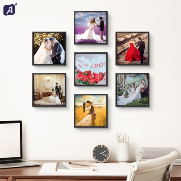 Promotion 8x8'' Mixtiles Frames Wall Sticky Mounting Photo Tiles