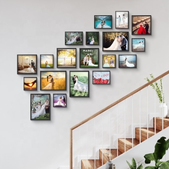 120pcs Pack 8x8 adhesive ABS plastic photo tile Mixtiles wall Frame