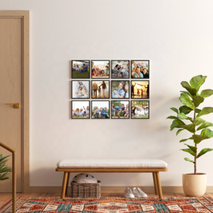 6 pcs Pack New Version Mixtiles 8x8inch Restickable Photo Frames with Removal Tapes on the Back