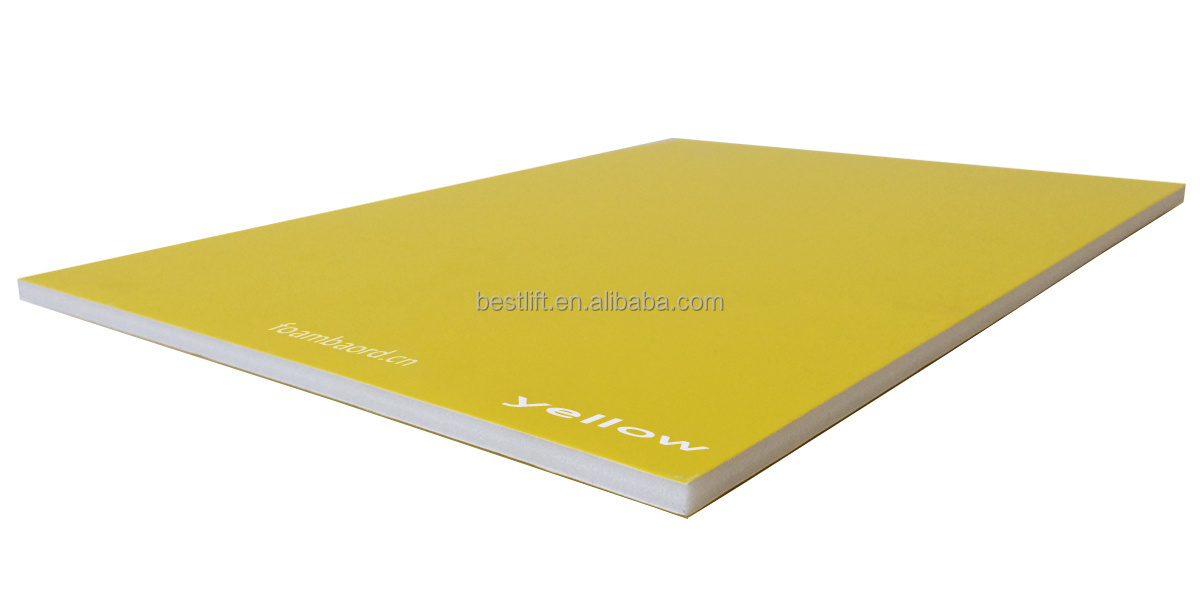 700x1000x5mm Yellow cuttable Foam Board Available For Decoration