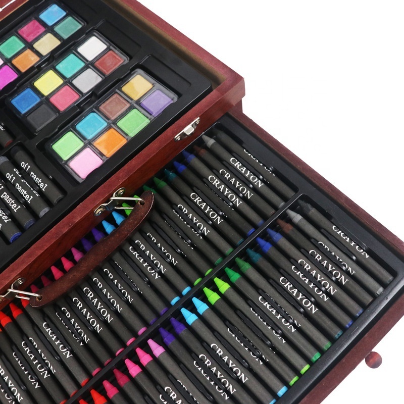 145 Piece Deluxe Artist Set, Art Supplies with Wooden Case, Professional Kit for Kids, Teens and Adults