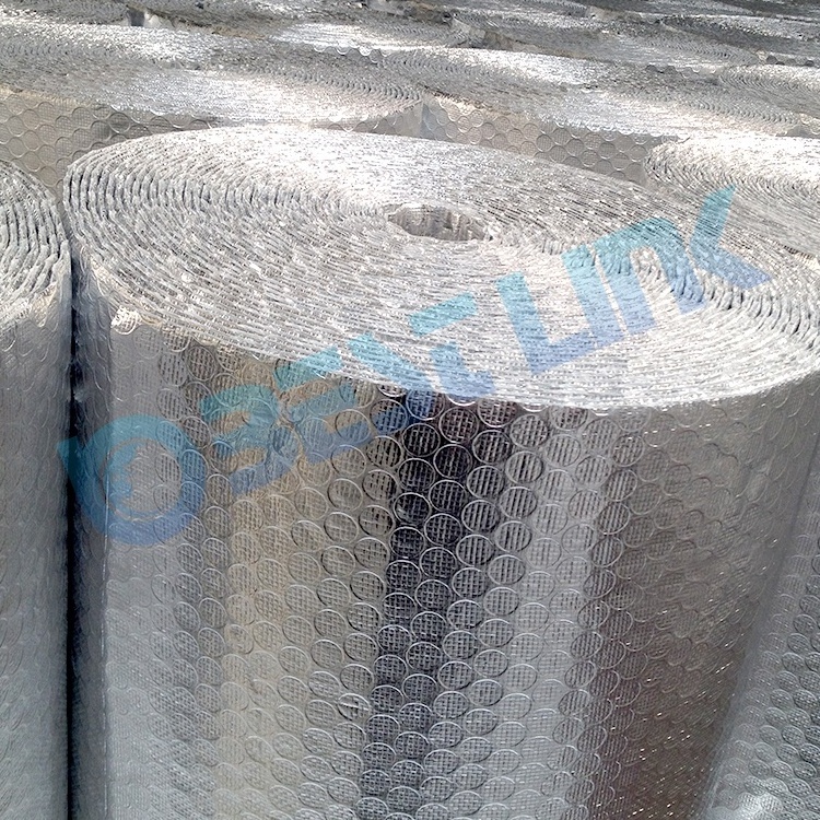 Aluminium foil bubble insulation waterproof thermal insulated fabric thermal reflective insulation sheet for roof