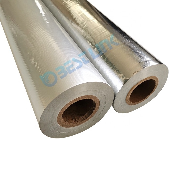 Facing foil  fireproof Aluminum Foil Laminated Woven Foil Fabric