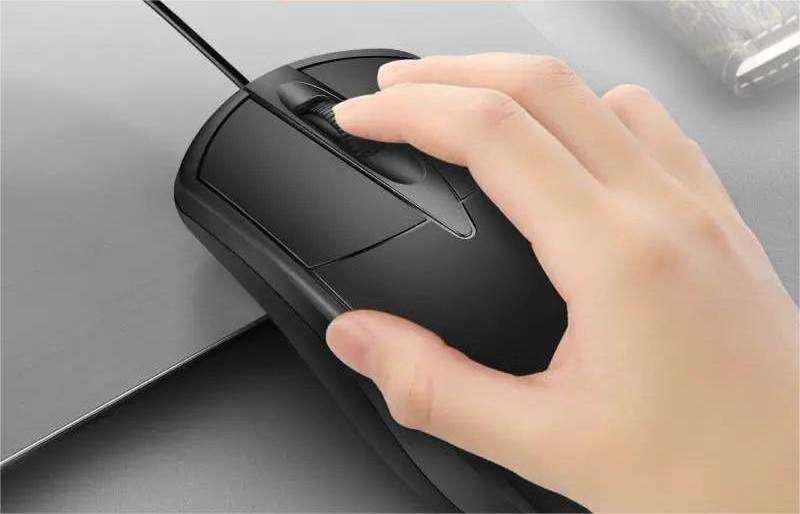 Wholesale Ergonomic Standard Computer 3d Usb Wired Optical Mouse For Office Home Gaming