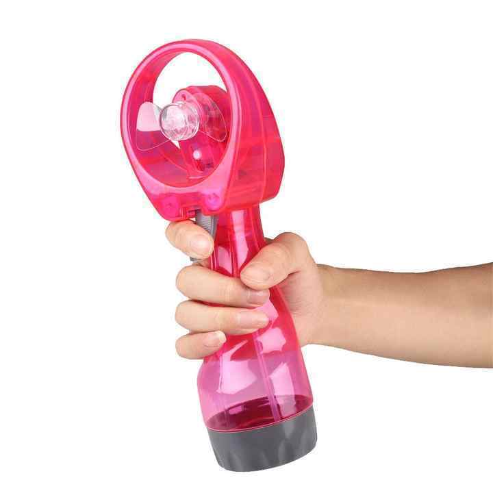 2024 Top Picks Summer Small Mini Spray Fan Outdoor Cooling Battery Powered Portable Handheld Water Misting Fan