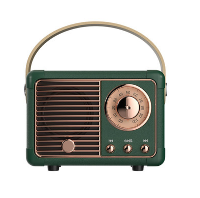 New Trend 2024 Handsfree Fm Radio Vintage Classic Retro Box Mini Portable Wireless Speaker