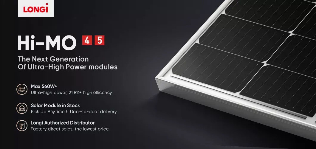 LONGi/Jinko/JA solar panels 550 watt 500w 540w 545w 550w 555w 560W mono perc pv pannello fotovoltaico for solar system