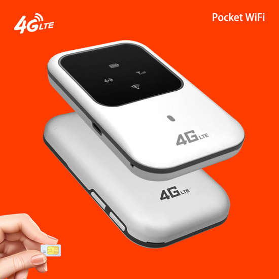 Cheap price  wifi pocket lte hotspot router with sim card slot 150Mbps 2400mAh routeur 4g avec carte sim Suitable for Laptop