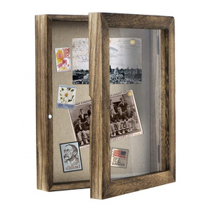 Wooden Art 3D Shadow Box Deep Picture Photo Frame Wood Acrylic Keepsake Photo Frame Family Shadow Box Frame