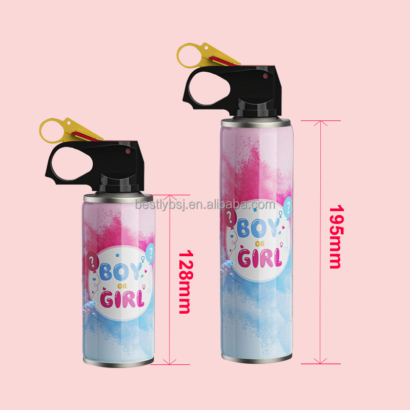 Boy Or Girl Gender Reveal Extinguisher Blue&pink Color Holi Powder Spray Blaster Smoke Blaster Powder Spray