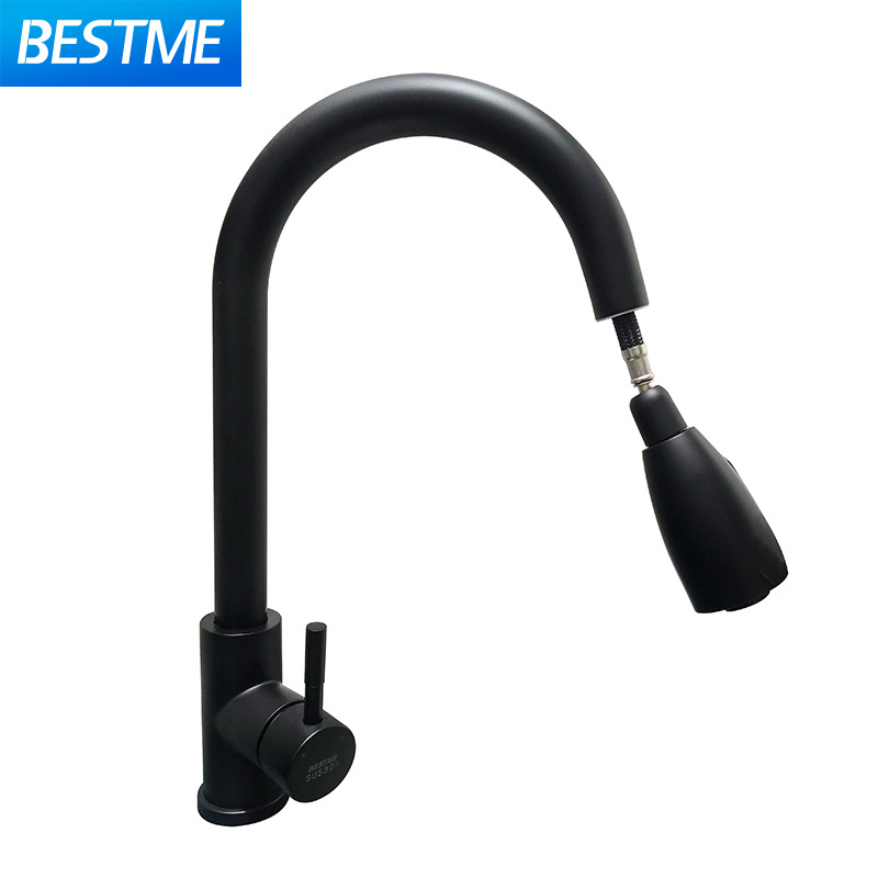 Modern Designed Brass kitchen bathroom black kitchen faucet health faucet