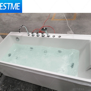 Jacuzzis indoor spa bathtub massage bathtub 1 person freestanding installation acrylic bath tub faucets