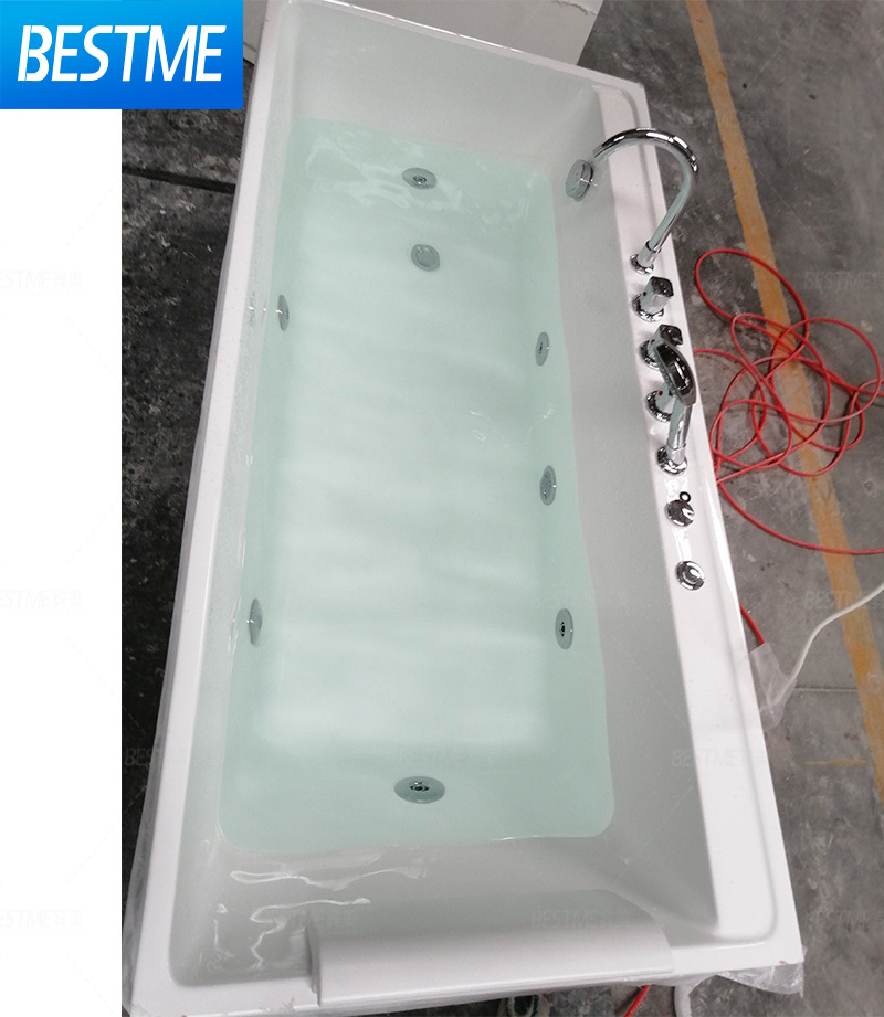 Jacuzzis indoor spa bathtub massage bathtub 1 person freestanding installation acrylic bath tub faucets