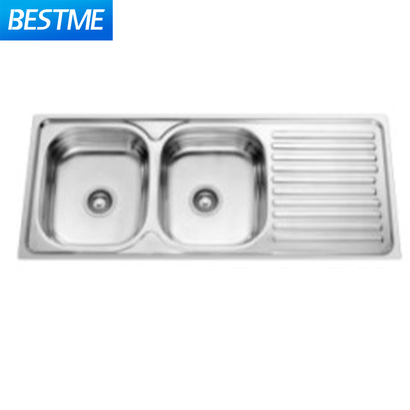 Kitchen Water basin double bowl machine make big size sink stainless steel