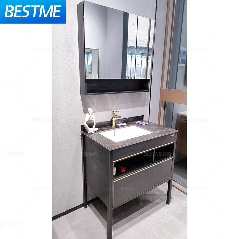 Chinese bathroom vanity made by solid wood