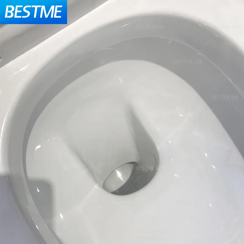 Popular Ceramic Sanitary Ware Sets Toilet Pedestal Basin Sets Competitive Bathroom Elegant White Toilet Bowl Set