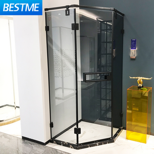 Simple Bathroom Shower Enclosure Tempered Glass Shower Cabin Door Shower Rooms