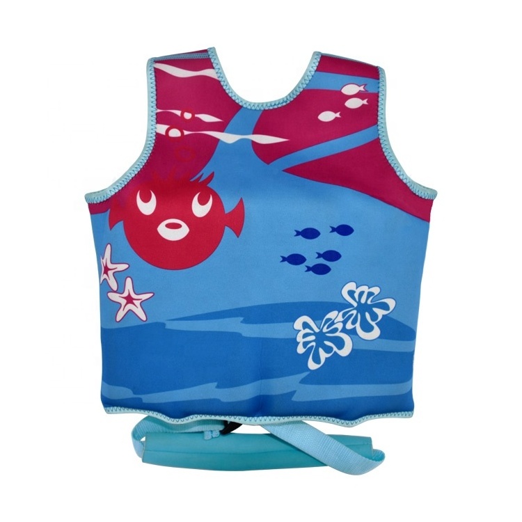 Custom Cheap Price Toddler Swim Trainer Vest Baby Swim Float Vest Safety Kids life jacket vest for children