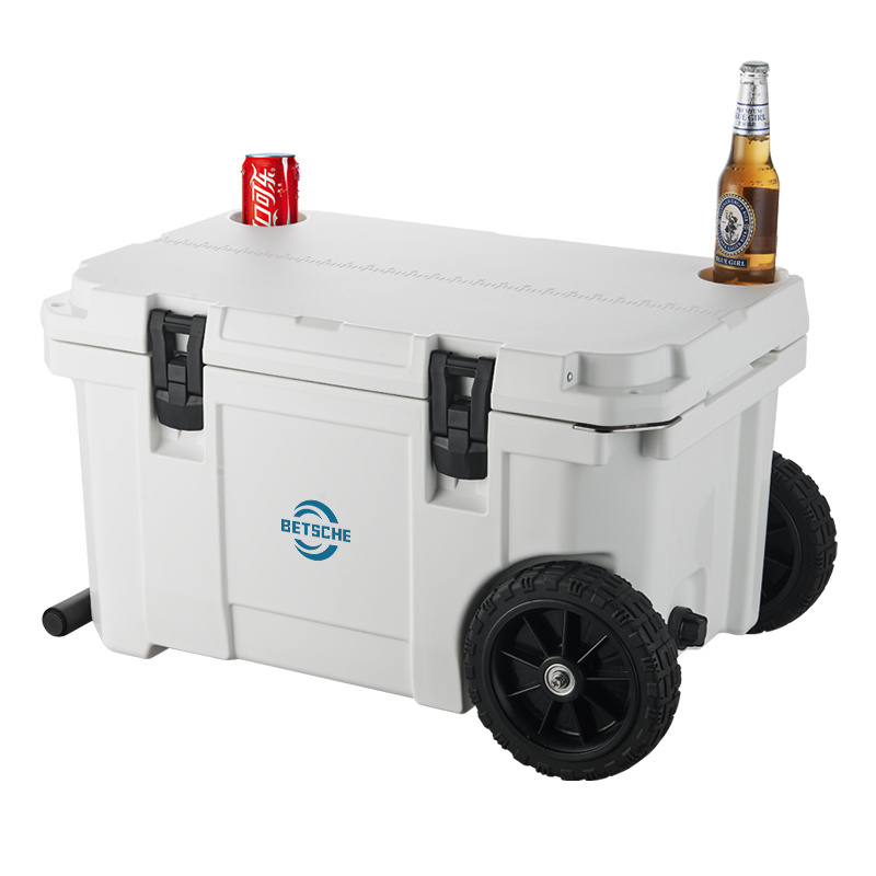 Wholesale Outdoor handle wheels Storage Cooler Sports competition Ice  Cooler Box