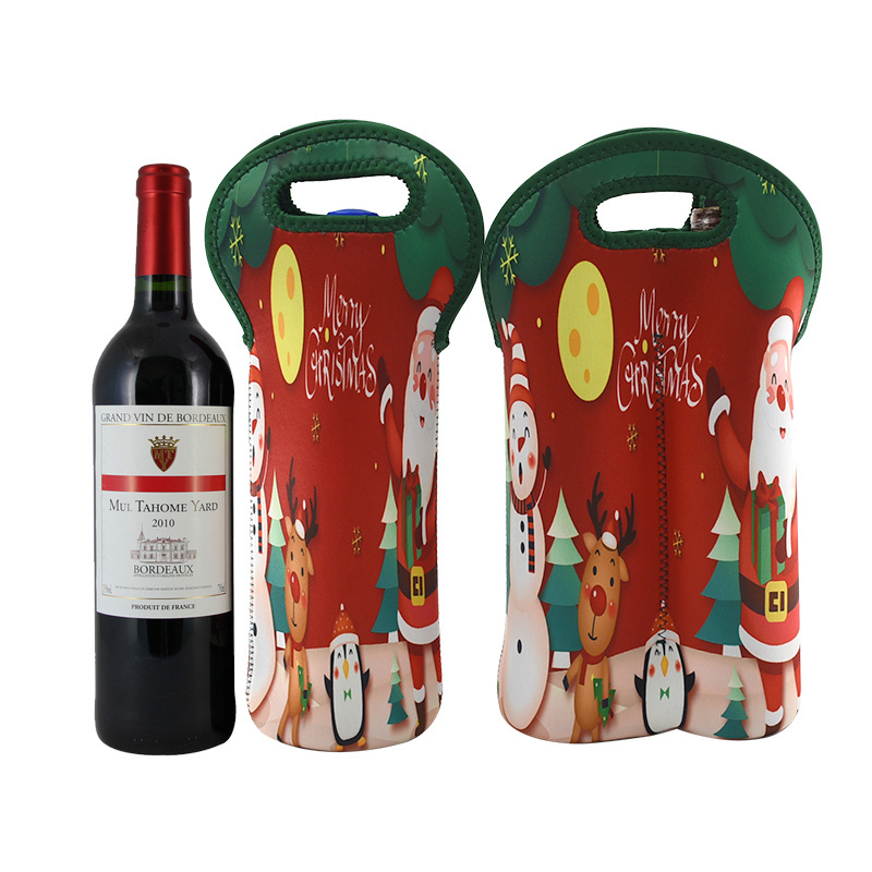 Custom Neoprene Wine Bottle Jackets Thermal Beverage Drink Insulator Cooler with Sleeves for Champagne Bottle Coozies