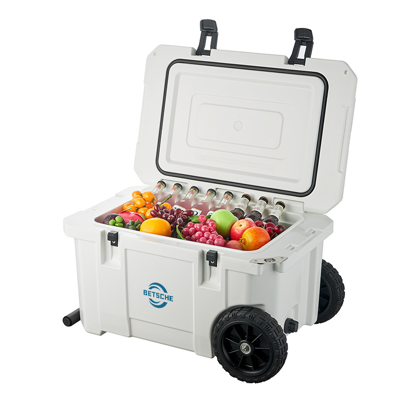 Wholesale Outdoor handle wheels Storage Cooler Sports competition Ice  Cooler Box