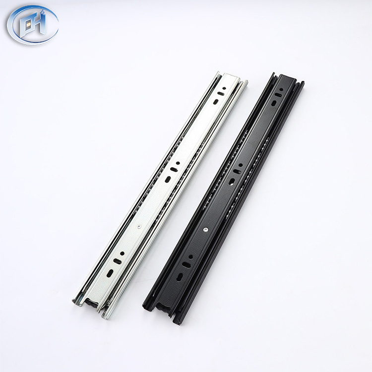 BN Furniture Hardware Accessories Ball Bearing Drawer Slide Buffering For Cabinet Drawer Slides Push to Open Drawer Slides