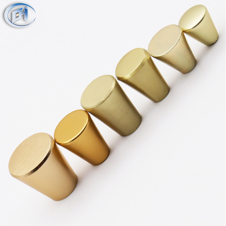 BN Solid Brass Ball Cabinet Knobs Handle Round Brushed Brass Furniture Kitchen Drawer Pull Knob Handles