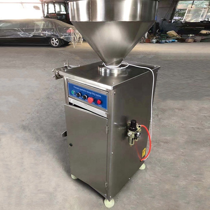 High output meat sausage filler making machine pneumatic sausage stuffer