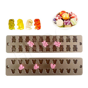 HNOC Custom Food Grade 3D Car Chocolate Baking Mold Handmade Mini Teddy Shape Soft Candy Silicon Mould