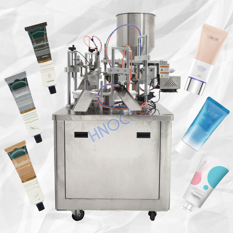 Factory Price Ultrasonic Lotion Cosmetic Cream Electric Aluminum Plastic Soft Tube Semi Automatic Fill and Seal Machine for Sale