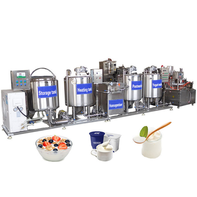 Small Scale Milk Sterilizer Equipment 100L Pasteurized Plant And Yogurt Processing Production Line