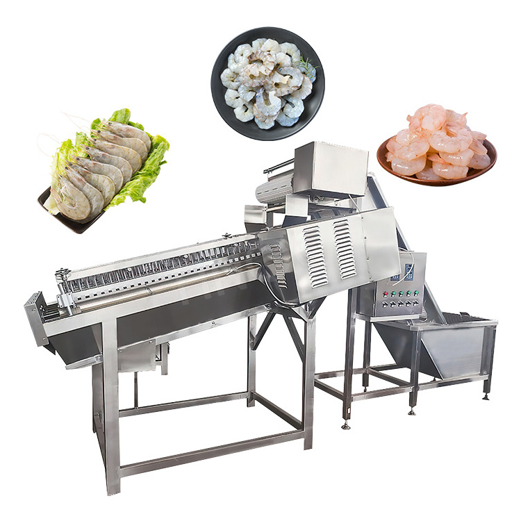 HNOC Table Cleaning Shrimp Peeling Dried Prawn Deheading peeler Processing Machine