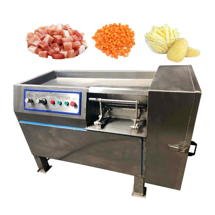 High quality frozen meat dice cutting machine drum cassava potatoes slicer machine