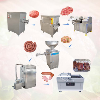 HNOC Pneumatic Sausage Ham Stuffer Automatique Beef Sausage Make Machine Precio Embutidora Industrial De Chorizo