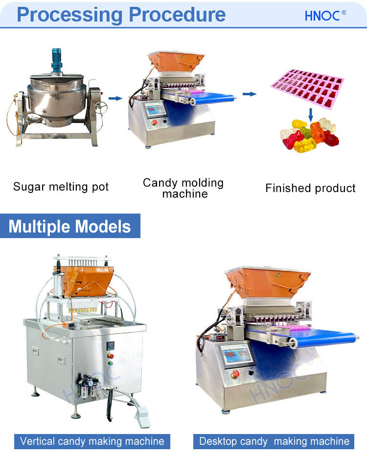 Toffee Lollipop Jelly Sweet Manufacture Soft Candy Make Mini Small Chocolate Depositor Machine Price For Candy