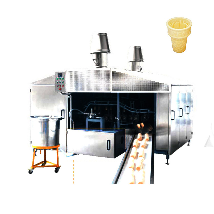 Professional ice cream cone rotary machine bear shaped waffle cone maker