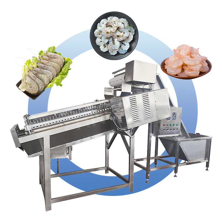 HNOC Table Cleaning Shrimp Peeling Dried Prawn Deheading peeler Processing Machine