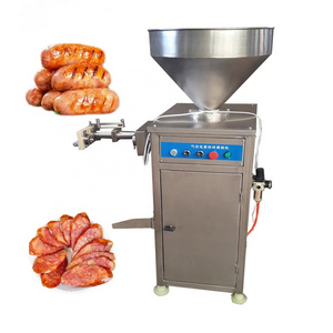 High output meat sausage filler making machine pneumatic sausage stuffer