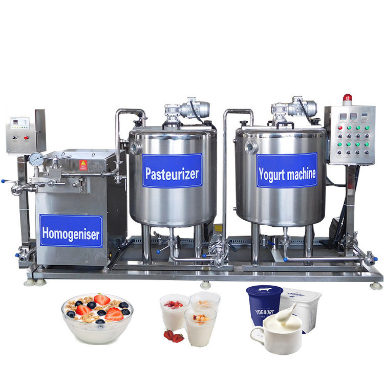 Small Scale Milk Sterilizer Equipment 100L Pasteurized Plant And Yogurt Processing Production Line