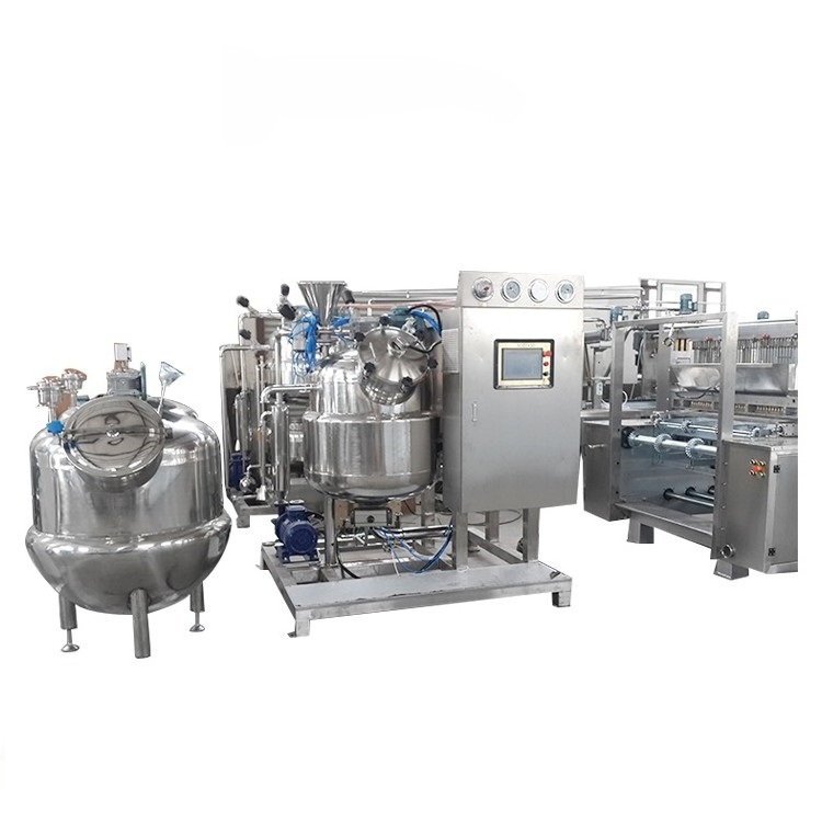 Lollipop production line vacuum hard candy cooker for lollipop making machine automatic