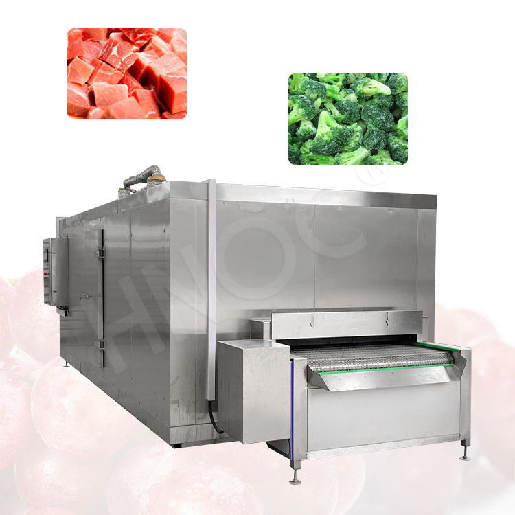 HNOC Cryogenic Instant Liquid Nitrogen Ice Cream Freezer Tunnel Small Iqf Shock Freeze Equipment Machine