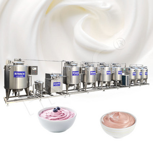 HNOC Yogurt Product Line Fermentation Cooling Tank 500l Process Plant Milk Dairy Homogenization Machine