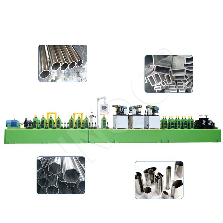 HNOC Stainless Steel Iron Pipe Make Machine Square Ms Copper Tube Mill Production Line Manufacture