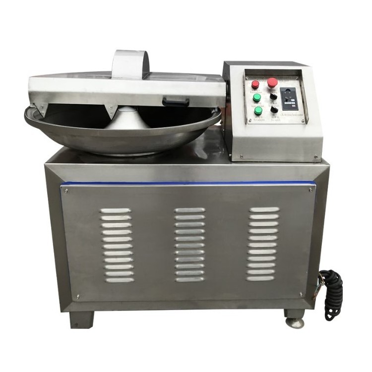 Steel 220v Lab Fruits Vegetable Sausage Fish Food 4o Liter Meat Chopper Machine Bowl Cutter