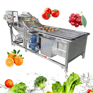 Hot selling conveyor washing fruit equipment big sweet potato washing machine