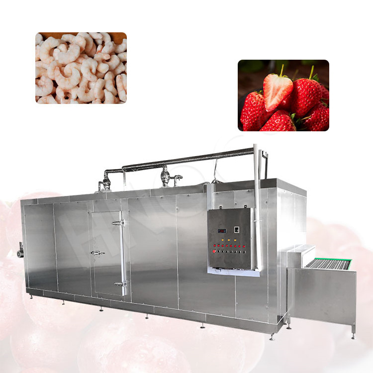 HNOC Cryogenic Instant Liquid Nitrogen Ice Cream Freezer Tunnel Small Iqf Shock Freeze Equipment Machine