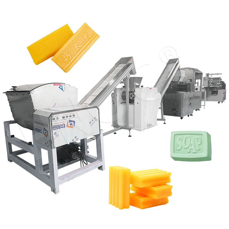 HNOC Soap Stamper Maker Complete Bar Soap Make Machine Manufacturer Plodder Machine for Bar Soap